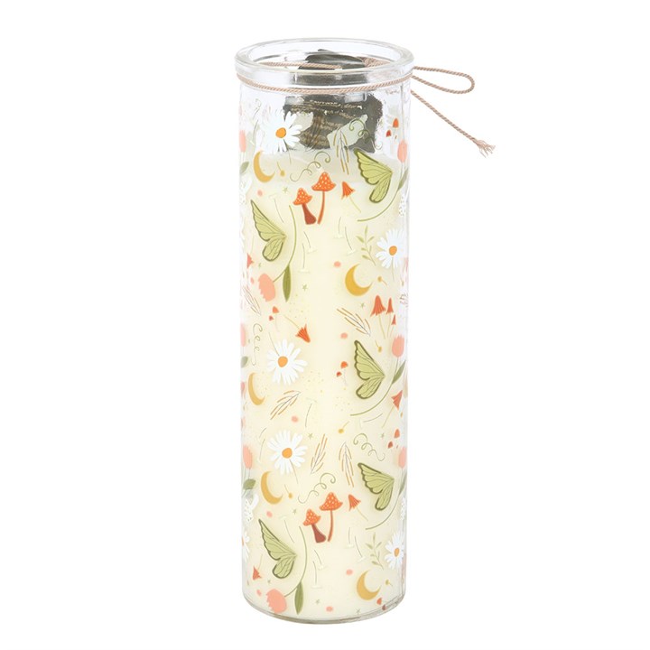 Fairy Folklore Print Moss & Sandalwood Tube Candle N/A