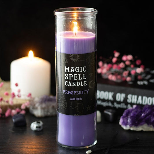 Prosperity Lavender Magic Spell Tube Candle N/A