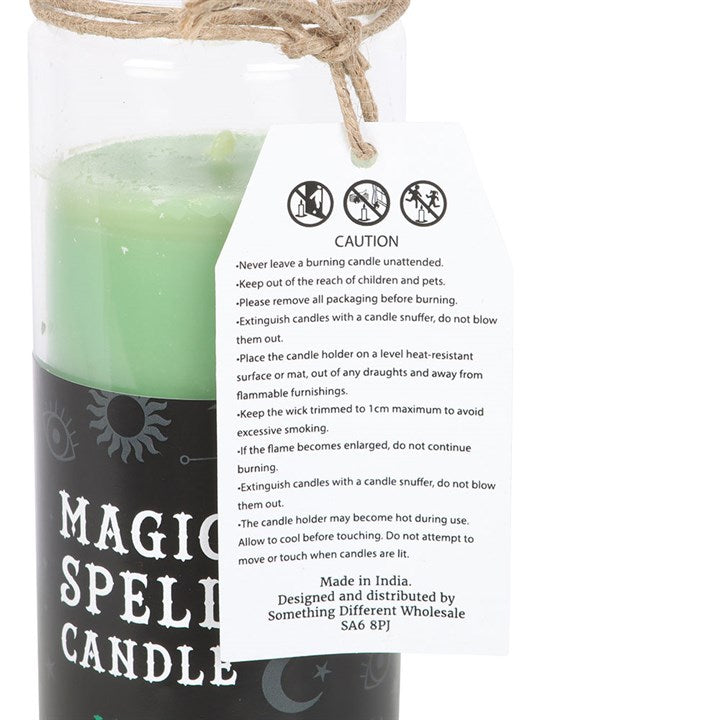 Luck Green Tea Magic Spell Tube Candle N/A