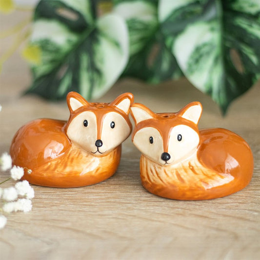 Fox Salt and Pepper Shakers N/A