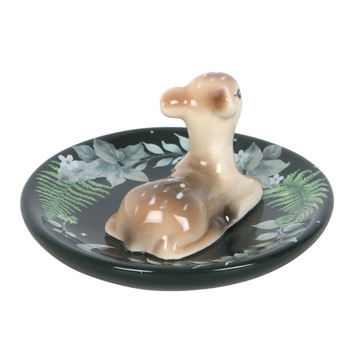 Green Fawn Trinket Dish N/A