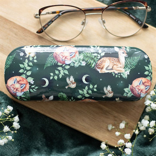 Fawn and Friends Forest Print Glasses Case N/A