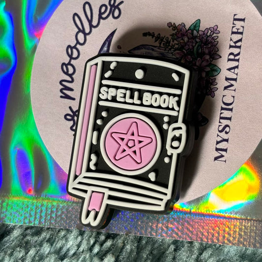 Spell book croc charm