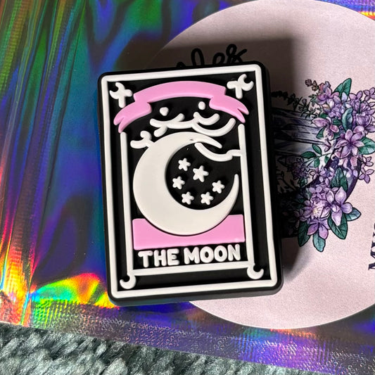 The moon tarot card croc charm