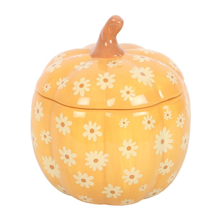 Groovy Floral Pumpkin Oil Burner N/A
