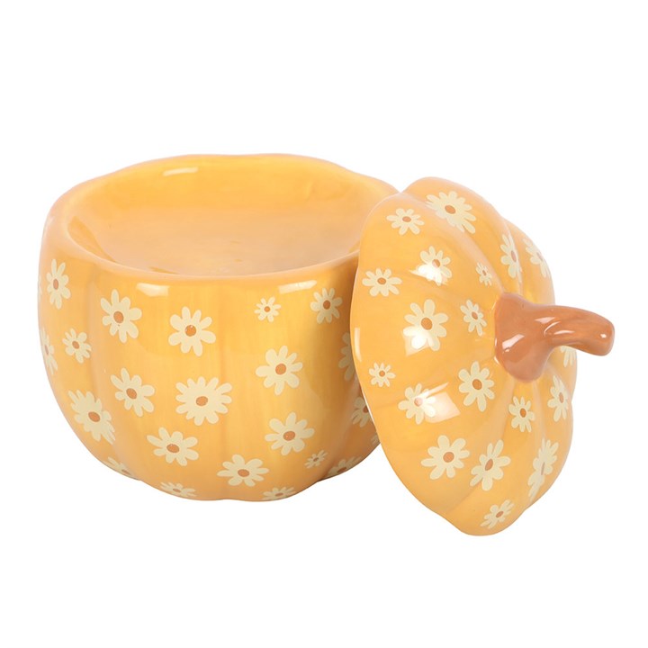 Groovy Floral Pumpkin Oil Burner N/A