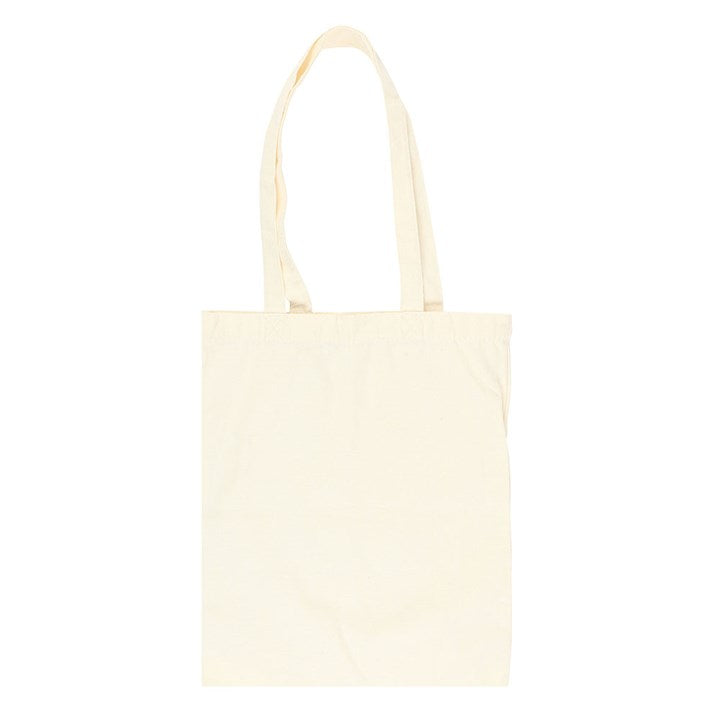 Groovy Ghost Print Polycotton Tote Bag N/A