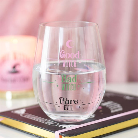 Good Witch, Bad Witch Stemless Glass N/A