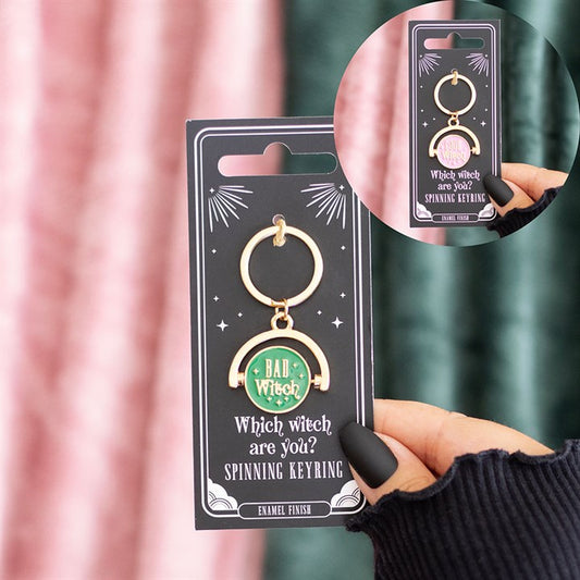 Which Witch Are You Spinning Keyring N/A