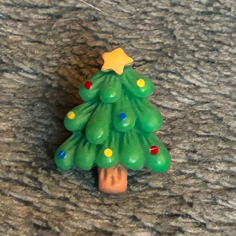 Christmas tree with star Christmas croc charm