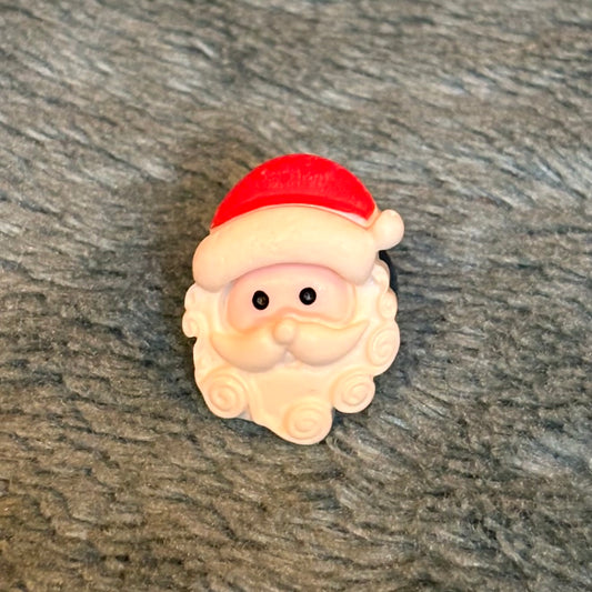 Santa face Christmas croc charm