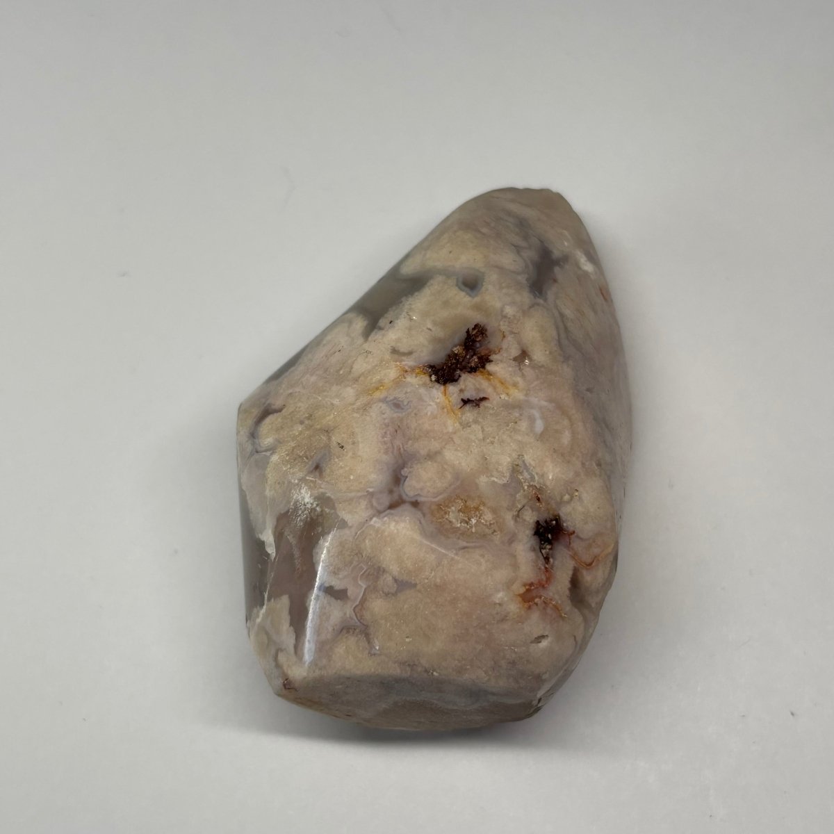 Flower Agate, Flame Crystal, Crystal Frontal