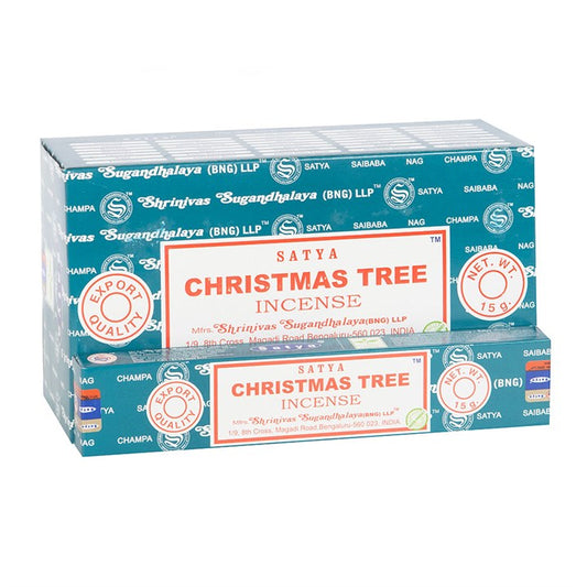 12 Packs of Christmas Tree Incense Sticks by Satya N/A