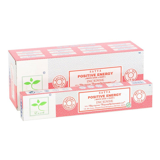 6 Packs of Positive Energy Earth Incense by Satya N/A