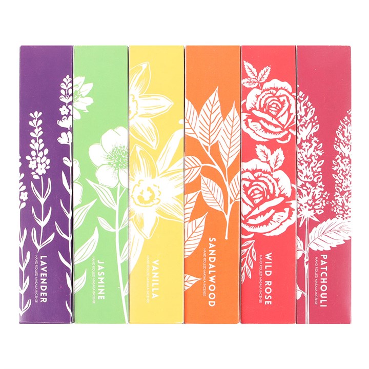 Aromatic Botanical Masala Incense Stick Variety Set N/A