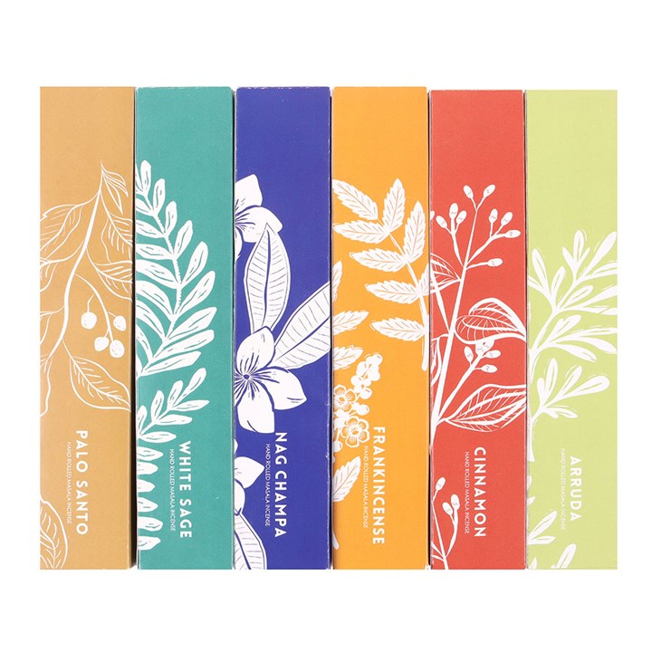 Exotic Botanical Masala Incense Stick Variety Set N/A