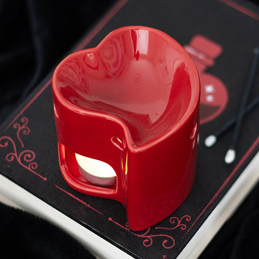 Red Heart Oil Burner and Wax Warmer N/A