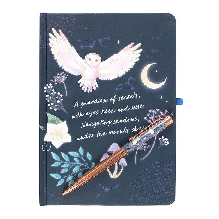 Night Owl Journal with Sodalite Pen N/A