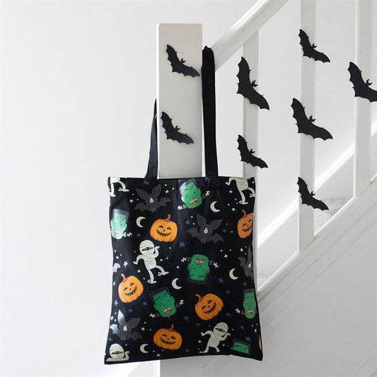 Monster Mash Print Polycotton Tote Bag N/A