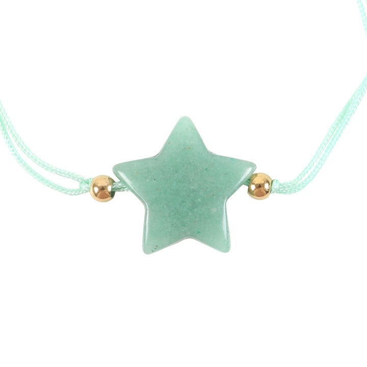 Shine Bright Aventurine Crystal Star Bracelet N/A