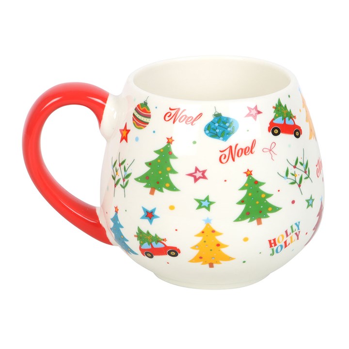 Nostalgic Christmas Print Mug and Socks Set N/A