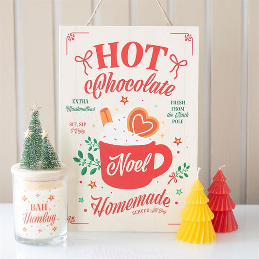 Homemade Hot Chocolate Hanging Sign N/A