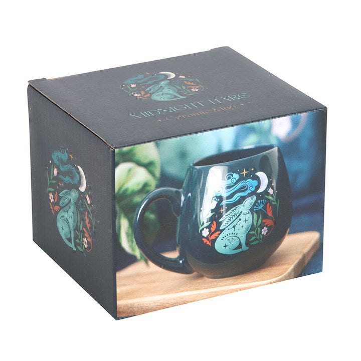 Midnight Hare Rounded Mug N/A