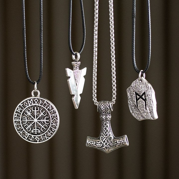 Rune of Transformation Viking Cord Necklace N/A