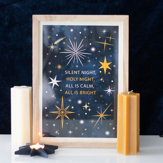 Silent Night Framed Wall Art Print N/A