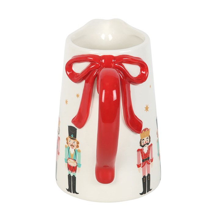 Nutcracker Ceramic Flower Jug with Bow N/A