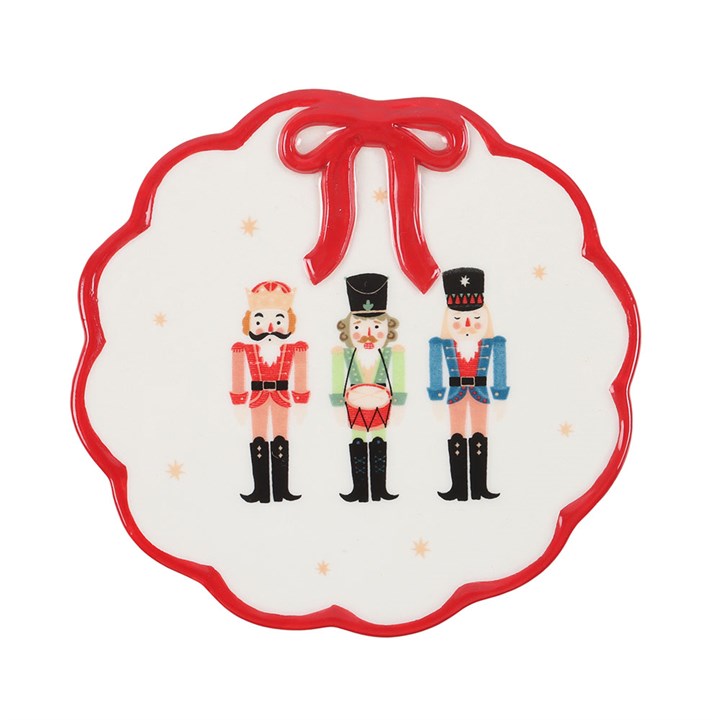 Nutcracker Trinket Dish with Bow N/A