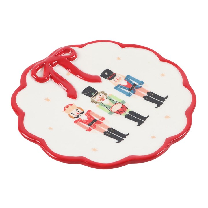 Nutcracker Trinket Dish with Bow N/A