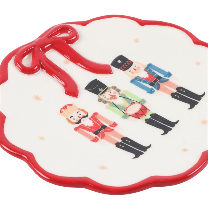 Nutcracker Trinket Dish with Bow N/A