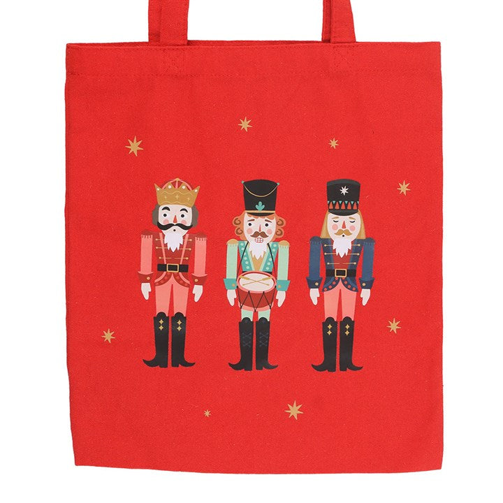 Nutcracker Print Polycotton Tote Bag N/A