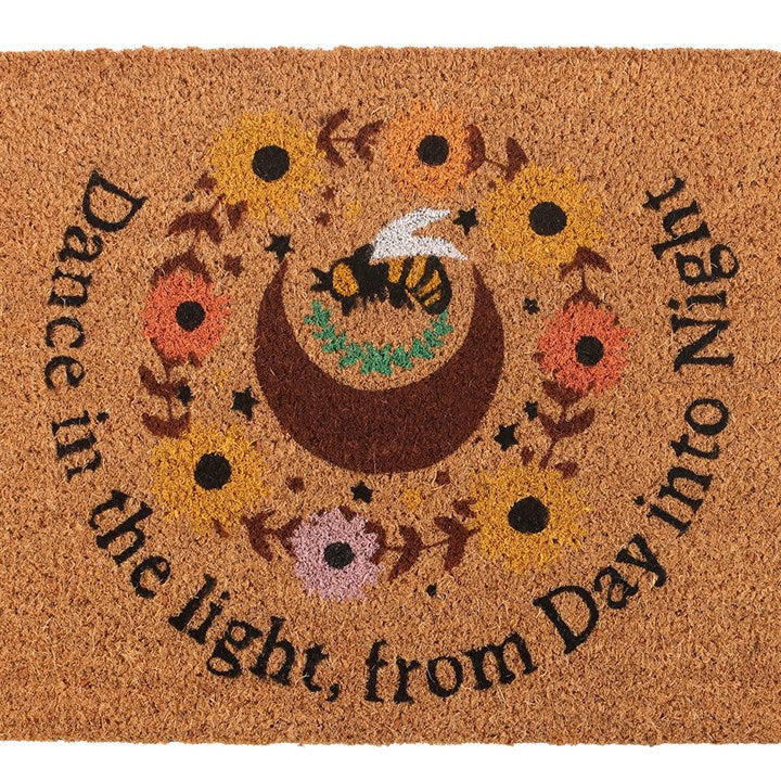 Natural Summer Solstice Doormat Top Orange Brown