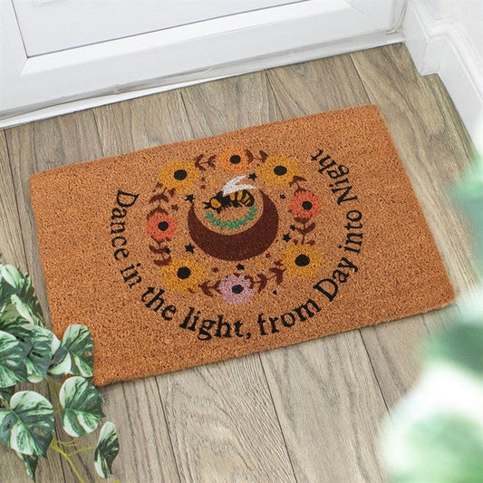 Natural Summer Solstice Doormat Top Brown Orange