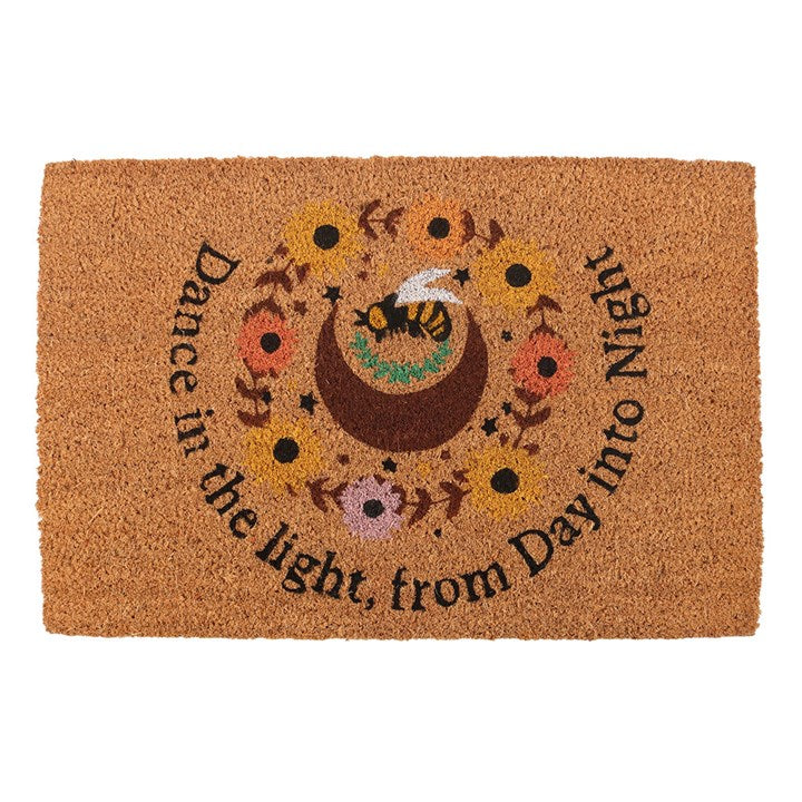 Natural Summer Solstice Doormat Top Brown Orange