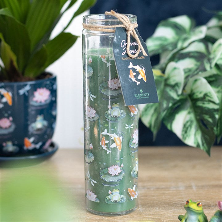 Pond Print Oriental Jasmine Tube Candle N/A