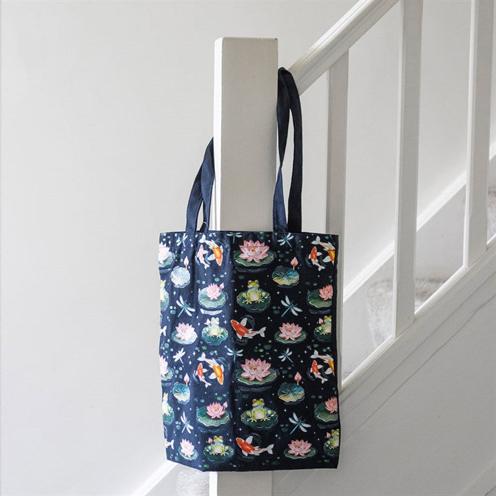Pond Print Polycotton Tote Bag N/A