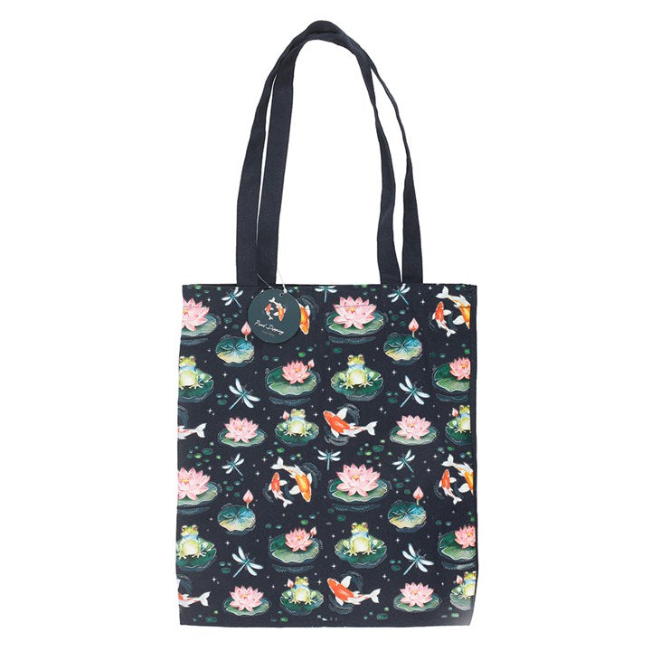 Pond Print Polycotton Tote Bag N/A