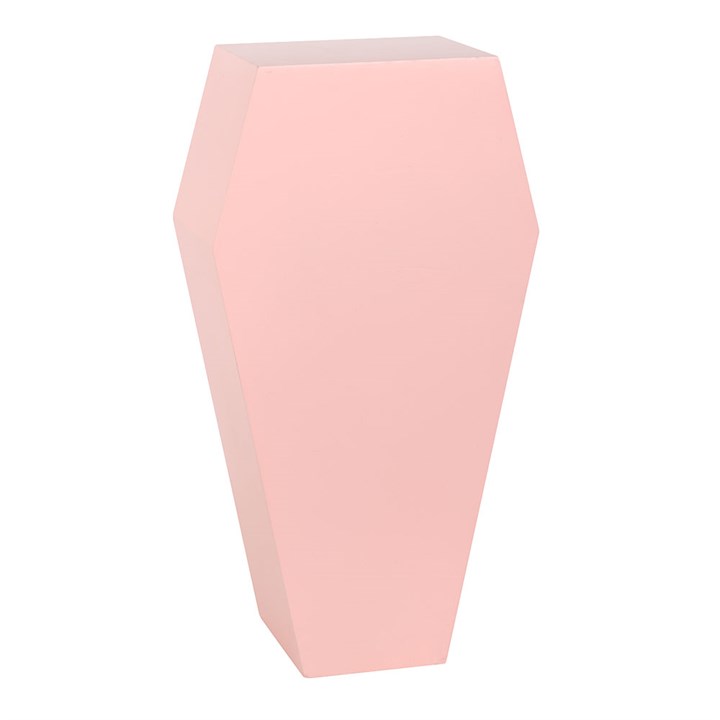 Pink Coffin Shelf Back Pink Red