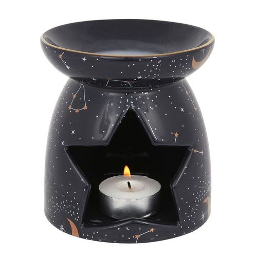 Purple Constellation Oil Burner Front Purple White