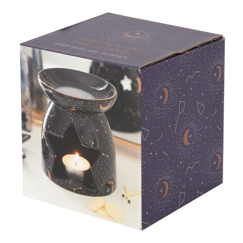 Purple Constellation Oil Burner Packaged Purple White