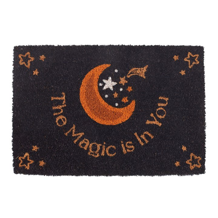 Purple The Magic Is in You Doormat Top Purple Orange