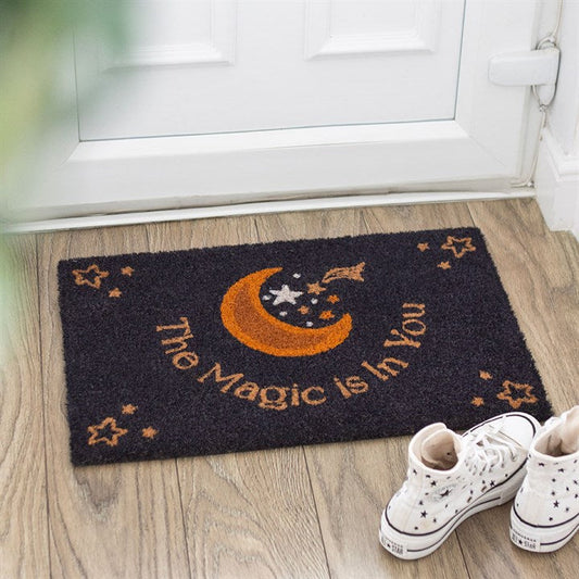 Purple The Magic Is in You Doormat Top Purple Orange