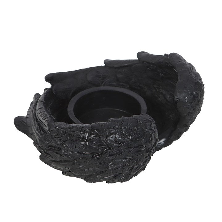 Raven Wings Tealight Candle Holder N/A