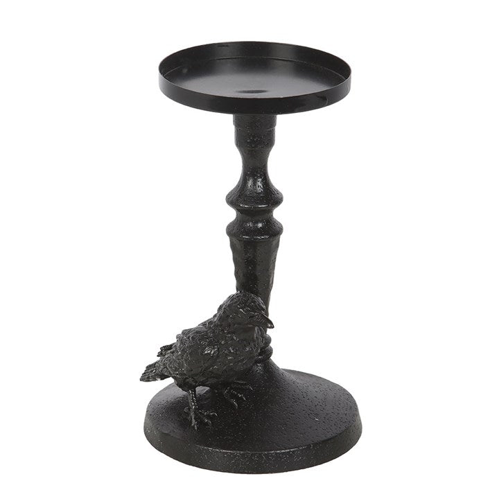 Mystic Raven Pillar Candle Holder N/A