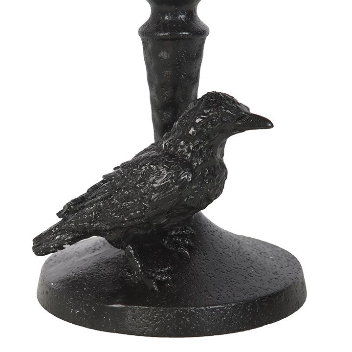 Mystic Raven Pillar Candle Holder N/A