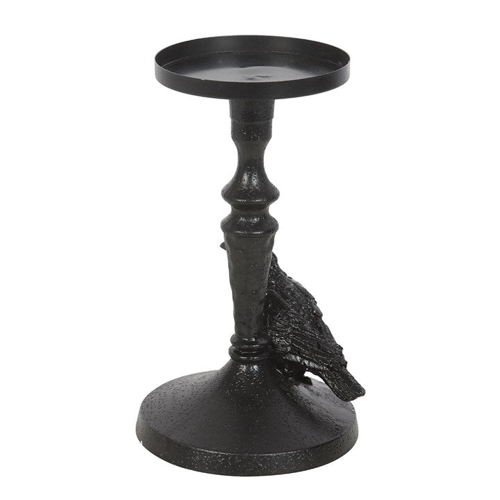 Mystic Raven Pillar Candle Holder N/A