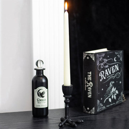 Raven Claw Taper Candle Holder N/A